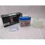 BATTERIA YUASA YB4L-B 12 V 4 AH CON ACIDO per PIAGGIO VESPA ET2 LX PRIMAVERA ZIP SFERA