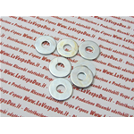 Rondella M5 grembialina piana tipo largo diametro interno mm. 5x11 esterno per fissaggi parafango e accessori per VESPA APE LAMBRETTA applicazioni varie 1 pezzo