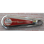 Coprimolleggio cromato coperchio mozzo Vintage VESPA SERVICE ROSSO 125 150 180 200 VN VM VL VNA VNB VBA VBB SPRINT VRLOCE GT GTR RALLY TS SUPER GL 