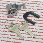 Serrure à clé pour trou de capot latéral de coffre mm. 20 VESPA 125 150 VNA VNB VB1 VBA VBB VL1 GL GS ro 025911