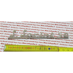 Placa trasera escrita en aluminio pulido, longitud mm. 141 para VESPA 50 SUPER SPRINT 50 SS stock de almacén