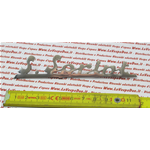 Scritta targhetta posteriore in alluminio lucidato lunga mm. 115 per VESPA 90 SUPER SPRINT 90 SS  