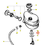 Junta de grifo de aceite mezclador para VESPA COSA T5 PX PE RALLY 125 150 180 200