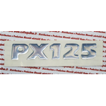 Placa de escritura adhesiva de resina para capó y lateral de carrocería para VESPA PX 125 ro 575795