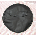 Copriruota in simil pelle 10" nero per LAMBRETTA e VESPA 50 125 150 160 180 200