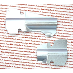 Coppia piastre coperchio sotto manubrio zincate per VESPA 125 150 180 200 PRIMAVERA ET3 GT GTR TS SPRINT VELOCE RALLY