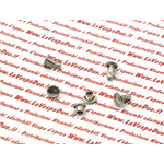 1 Rivet pin rivets head mm 7 fixing plates on saddle cover and bonnet profiles EAGLE REYNA PLATE for VESPA and LAMBRETTA