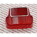 Corpo luminoso SIEM rosso fanalino posteriore con catadriotto per VESPA 50 prima serie V5A1T