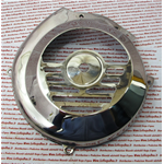 Copriventola cromata per VESPA 50 N prima serie sportellino piccolo dal 1963 al 1965