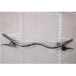 Manubrio cromato completo di comandi e leve 3 marce per VESPA 125 V30T al V33T VU1T Utilitaria APE AB1T AB2T 