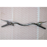 Manubrio cromato completo di comandi e leve 3 marce per VESPA 125 VM1T VM2T VN1T VN2T APE 150 AB3T AB4T 