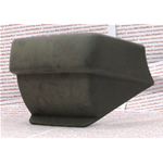 Dunkelgrauer Kotflügel zum Schutz der hinteren Karosserie für VESPA 50 HP FL N FL FL2 AUTOMATICA HP PK ro 256940 296982