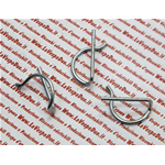 Fermo per tubo comando cambio e gas per VESPA 50 N L R S SR 90 R 125 GT GTR 150 SUPER GL SPRINT VBB VBA VNB 180 SS 200 RALLY coppiglia a molla r.o. 097356