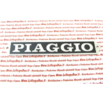 Targhetta " PIAGGIO " in alluminio da rivettare per PIAGGIO APE