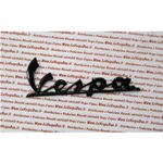 Lettrage de plaque avant émaillé noir pour VESPA 125 150 180 SUPER RALLY SPRINT VELOCE VLB1T longueur 130 mm