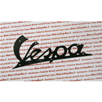 Placa frontal con letras esmaltadas en verde oscuro para VESPA 125 150 de 1954 - VESPA 150 VL1T VL2T VL3T VB1