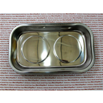 Vaschetta magnetica in metallo per applicazioni varie per VESPA APE LAMBRETTA 50 80 90 125 150 160 180 200