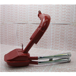 Marmitta rossa tipo ABARTH per VESPA 50 N L R SPECIAL - doppio tubo cromato