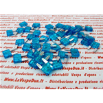 Mini-Flachsicherung, kleiner Typ, 15 Ampere, blau, für Vespa, Ape, Lambretta, Fiat, 1 Stück