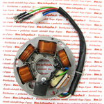 Support de bobine d'origine pour stator VESPA PX PE ARCOBALENO de 1981 à 2008 ro 497652