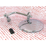 Espejo retrovisor FAR con varilla regulable para aplicar al escudo tanto en el lado derecho como en el izquierdo para VESPA LAMBRETTA