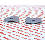 Par de placas kit de clips galvanizados para fijación del depósito de gasolina VESPA 125 Barra de faros bajos Caja de cambios del chasis V1T al 71499