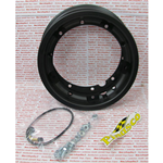 PINASCO 25472002 jante tubeless en aluminium 2,10 X 10, noire, amovible pour VESPA 50 125 150 200 SPECIAL PRIMAVERAS ET3 ELESTART PX PE SPRINT T5 etc...