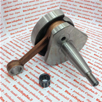 Complete crankshaft made in Italy for VESPA 50 NLR SPECIAL PK 50 S first series small cone original type