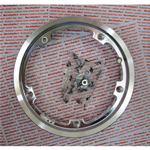 Llanta tubeless de aluminio pulido modelo margarita para VESPA 50 125 150 200 SPECIAL PRIMAVERAS ET3 ELESTART PX PE SPRINT T5 etc...