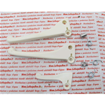 Hebelsatz aus weißem Kunststoff für PIAGGIO 50 CIAO SI BRAVO-Mopeds, komplett mit Bremshebelfedern vorne und hinten und Ventilstößel