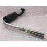 Vintage-Schalldämpfer mit Expansionsauspuff, ausgearbeitet für VESPA 80 125 150 PX PE VNA VNB TS SPRINT