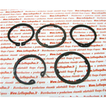 Kit completo di 6 anelli elastici seeger di sicurezza per revisione motore VESPA 50 N L R SPECIAL