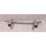 Chrome bar with lights for various applications edge shield footrest for VESPA APE LAMBRETTA warehouse stock