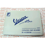 Catálogo de recambios y accesorios para VESPA 125 desde 1951