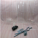 Parabrisas corto FABBRI para VESPA 80 125 150 200 PX PE desde 1978 en adelante completo con soportes adaptables a todas las PX