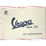 Libretto uso e manutenzione per VESPA 125 VM1T dal 1953