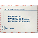 Bedienungs- und Wartungshandbuch VESPA 50 SPECIAL ED ELESTART V5B1T V5B2T V5B3T V5A3T V5B4T ELESTART