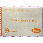 Libretto uso e manutenzione per VESPA 200 RALLY VSE1T 1972