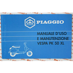 Manuale libretto uso e manutenzione per VESPA PK 50 XL