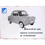 Manuale libretto uso e manutenzione per VESPA ACMA 400  dal 1959