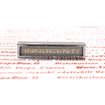 Placa escrita emblema INNOCENTI para LAMBRETTA J 50