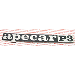 APECAR P3 aluminum plate for APE CAR P3
