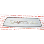 Placa trasera "SPECIAL" para LAMBRETTA 150 S SILVER plata