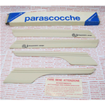 Serie strisce paracolpi in gomma bianchi adesive VESPA PK 50 125 XL protezioni paraurti parafango e cofani modanature parascocche 