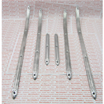 Complete set of floor strips with slats for APE 150 AB2T AB3T AB4T from 1953 to 1956, excellent quality Italian product