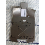 Pedana con parte di scudo per VESPA 80 125 150 200 PX PE con foro pedale tondo dal 1978 in poi