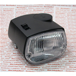 Faro completo de dos luces con carcasa de ABS negra PIAGGIO 50 CIAO P PV PX PXV ro 188143 188786 242852 213507