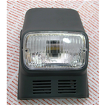 Faro delantero completo de dos luces con carcasa de ABS gris para PIAGGIO 50 SUPER BRAVO 3 ro 213002 226185 226786