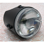 Faro completo de 2 luces con interruptor de 1 clic y 2 posiciones, carcasa ABS negra para PIAGGIO 50 SI FL 2 ro 291306
