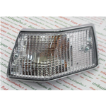 FRECCIA BIANCA INDICATORE TRIOM CROMATA POSTERIORE DESTRA PER VESPA PX 80 100 125 150 200 E ARCOBALENO ETS T5 COMPLETO DI LAMPADA